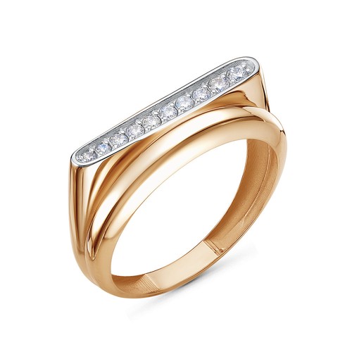 14k 585 rotgold ring r10 - ring, r10-10590