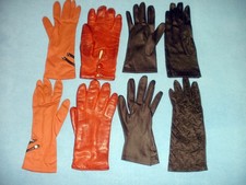 4 Vintage Damen Handschuhe