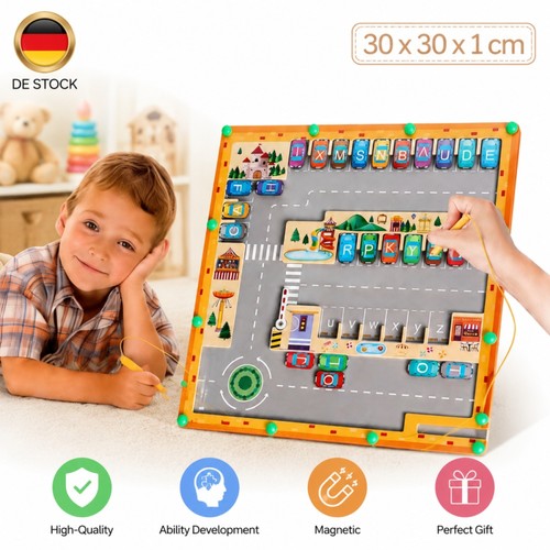 Montessori magnetspiel holz - magnetspiel,