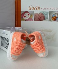 Babyschuhe chuck 10cm lachs - babyschuhe,