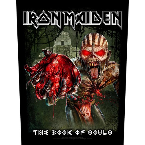 Iron maiden rückenaufnäher - maiden,