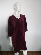 GUDRUN SJODEN Velour 3/4 Arm Tunika Bluse Gr.L