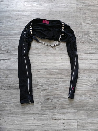 Gothic goth oberteil bolero - goth, m