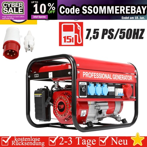 6500w 5ps notstromaggregat - 6500w, 7,5ps