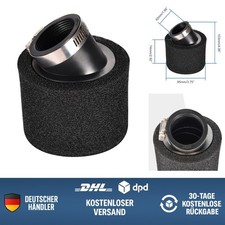 Luftfilter 42mm Doppelschaum Schwamm Ersatz Motorrad ATV Scooter Quad Dirtbik...