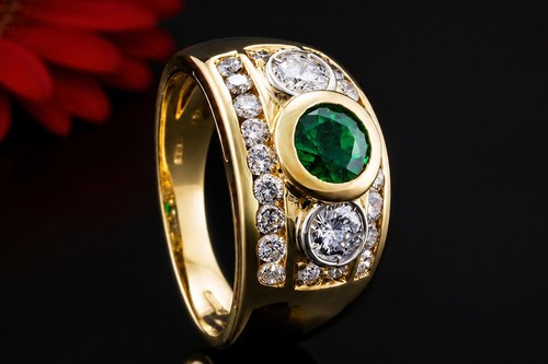 Wunderschöner smaragd ring - wunderschöner,