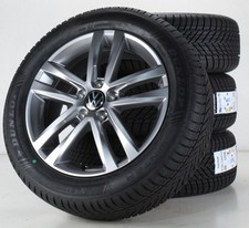 VW Touran II 5T Winterräder Dunlop 17 Zoll Felgen Salvador Alufelgen 5TA601025G