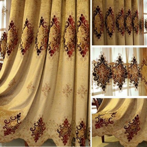 Chenille stickerei vorhang - stickerei,