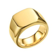 Herren siegelring edelstahl - siegelring,