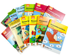 🦊 12x Lernheft Deutsch Mathe Englisch Aufsatz Diktat Rechtschreibung Hauschka