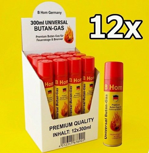 12x universal 300ml feuerzeug - 300ml,