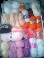 WOLLPAKET,  Mohair, Flauschwolle, Großknäul, Fransenwolle, Herbstfarben