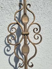 Zierstab Messing Rosette Ornament Zwirbel Fenstergitter gold
