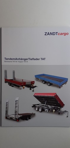 Zandt cargo tandem anhänger - zandt,