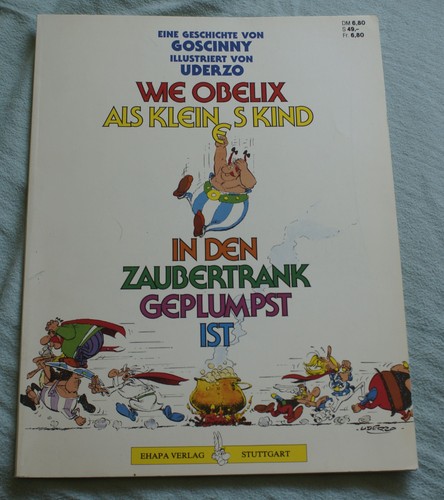 Comic wie obelix als kleinkind - comic,
