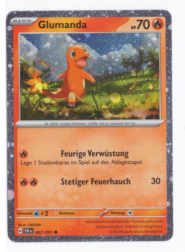 Pokemon glumanda paf 007 091 - pokemon,