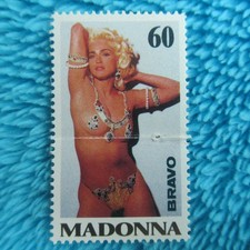MADONNA  Briefmarke  Stamp    BRAVO