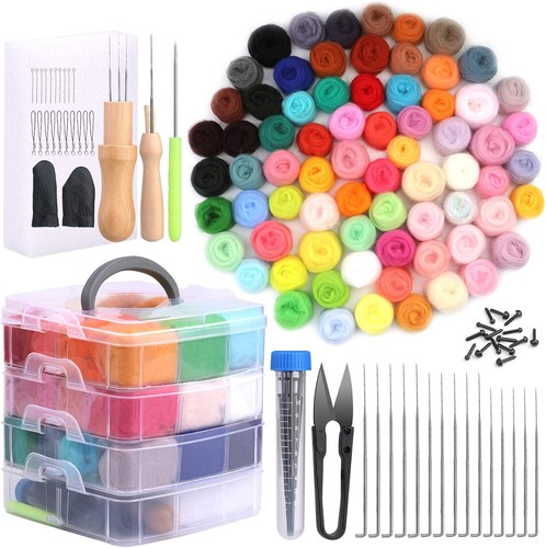 Farben nadelfilz set - 72,