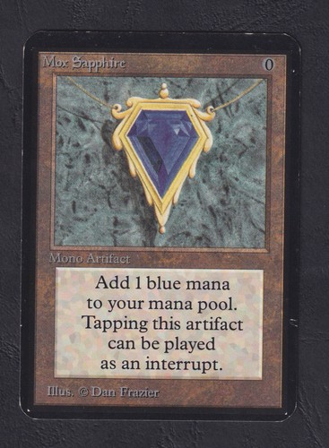 Magic mtg mox sapphire - magic,