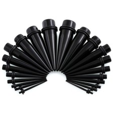18er set schwarz dehnstift - 18er,