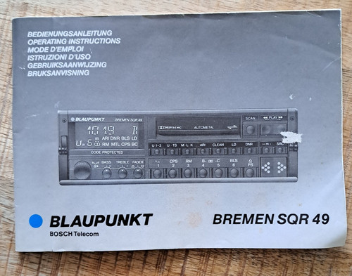 Bedienungsanleitung blaupunkt - bedienungsanleitung,