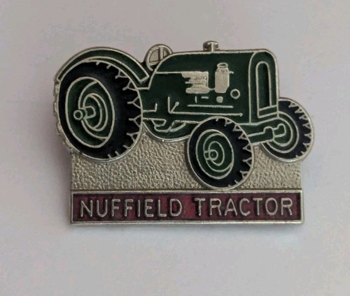 Nuffield traktor emaille pin - traktor,