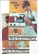 Ü651 WERBUNG AUS EINER DDR ZEITSCHRIFT - IKA ELECTRICA KOCHPLATTEN ZAHNBÜRSTE