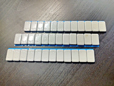 180 Gramm Trimmgewichte, Ballast: selbstklebend, verzinkt u. beschichtet,36 x 5g