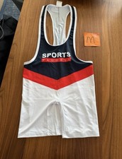 TAUWELL - Fitness Wrestling Trikot Singlet - Gr. M Spandex Body Gay wie N2N