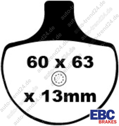 Ebc goldstuff bremsbeläge - goldstuff,