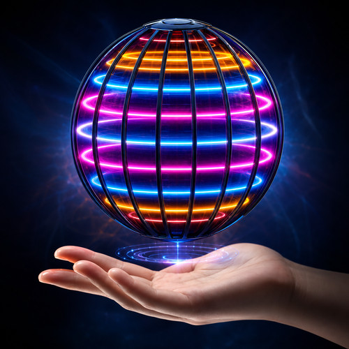Led flying ball hover - flying,