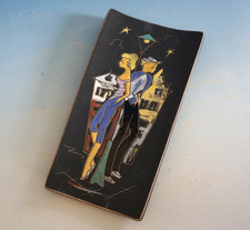 Vintage Ruscha Wandbild Wandkeramik Wandplatte Keramik 60er sixties  (F025-1263)