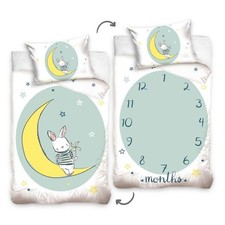 Babybettwäsche hase mond - babybettwäsche,