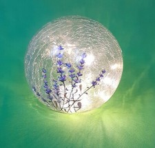 Glaskugel 15cm Craquelé-Glas