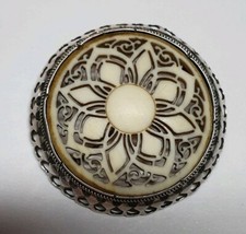 feine Jugendstil Brosche