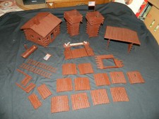 Western Fort aus Kunststoff - passend für Elastolin Timpo Britains Jean etc.