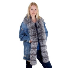 Oversize damen jeansjacke mit - damen,