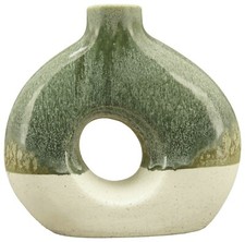 Vase Stone "ECOLO" grün/natur