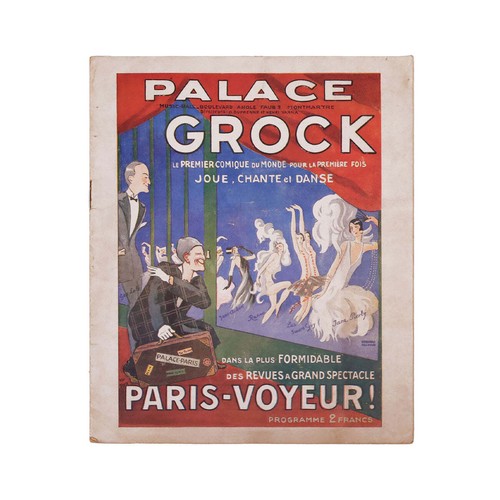 Programm palace grock 1925 - grock.,