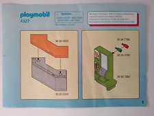 Playmobil Bauanleitung 4327 Kiosk A6, 4 Seiten