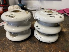 2 Schöne Alte Isolatoren Aus