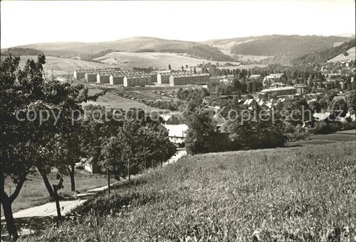 Raschau panorama teilansicht - raschau,