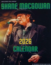Shane MacGowan Calendar 2026 gift Ireland Xmas Pogues Irish Punk Poet Legend you