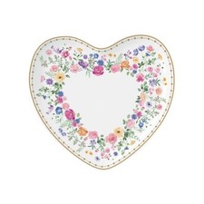 Porzellan Teller herzform "Mon