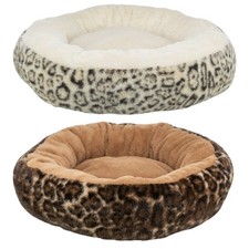 Trixie Kuschelbett Leo creme oder braun für Hund Katze Ø 50cm Plüsch Bett