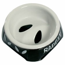 Karlie Napf Keramik schwarz und weiß für Nager Kaninchen Wassernapf Futternapf