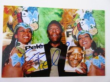 Autogramm  original Pele  -