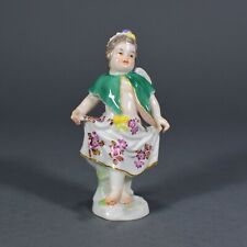 Meissen verkleidete Amorette amoretto Acier Amor Figur figure figurine Kind