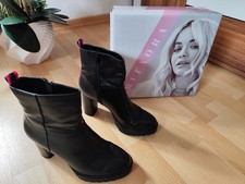 Halbstiefel/ Stiefeletten, schwarz, Rita Ora, Deichmann, Größe 39, gebraucht,