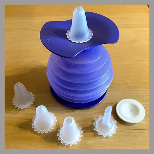 Dekobiene blau tupperware - blau,